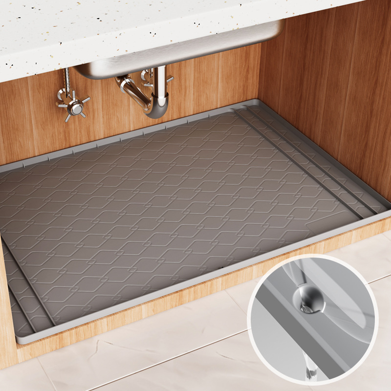 Home Essentials Bathroom Storage - Silicone Under Sink Mat Kitchen Essentials