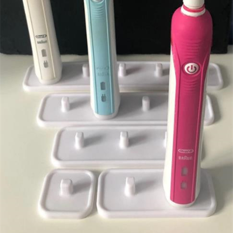 Toothbrush Holder Set - 3D Printing Electric toothbrush white stand/holder