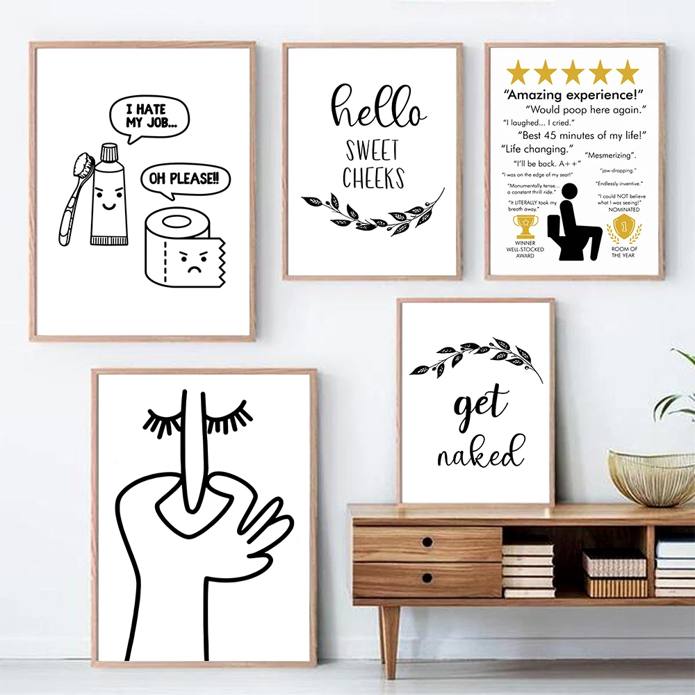 Toilet Humour Bad Smell Cute L - Home Bathroom Rules recension och pris