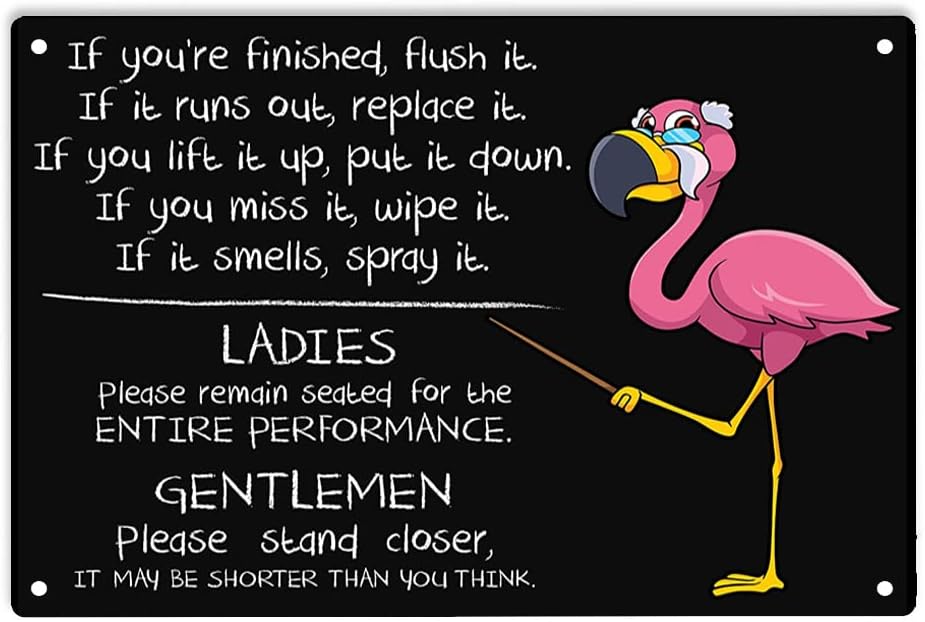 1p,ERMUHEY Pink Flamingo Bathr - Home Bathroom Rules recension och pris