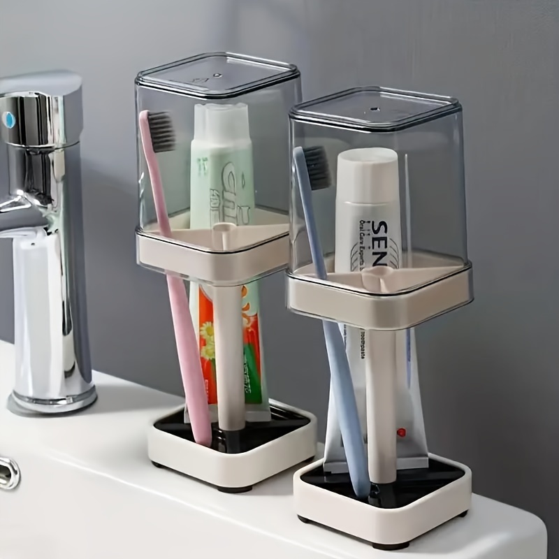 1 Toothbrush Holder with Mouth - Toothbrush Holder Set recension och pris