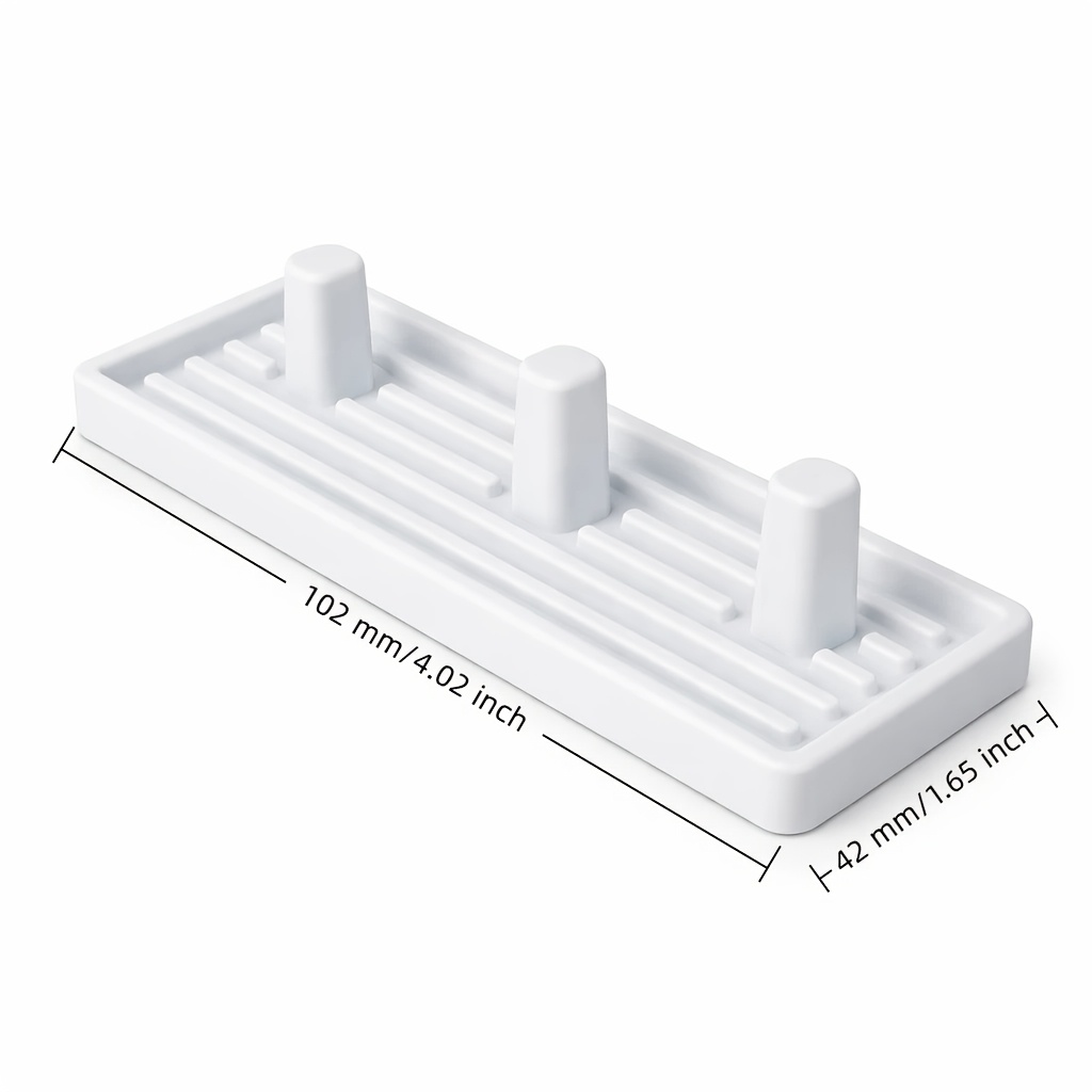 3-Slot Plastic Toothbrush Hold - Toothbrush Holder Set recension och pris