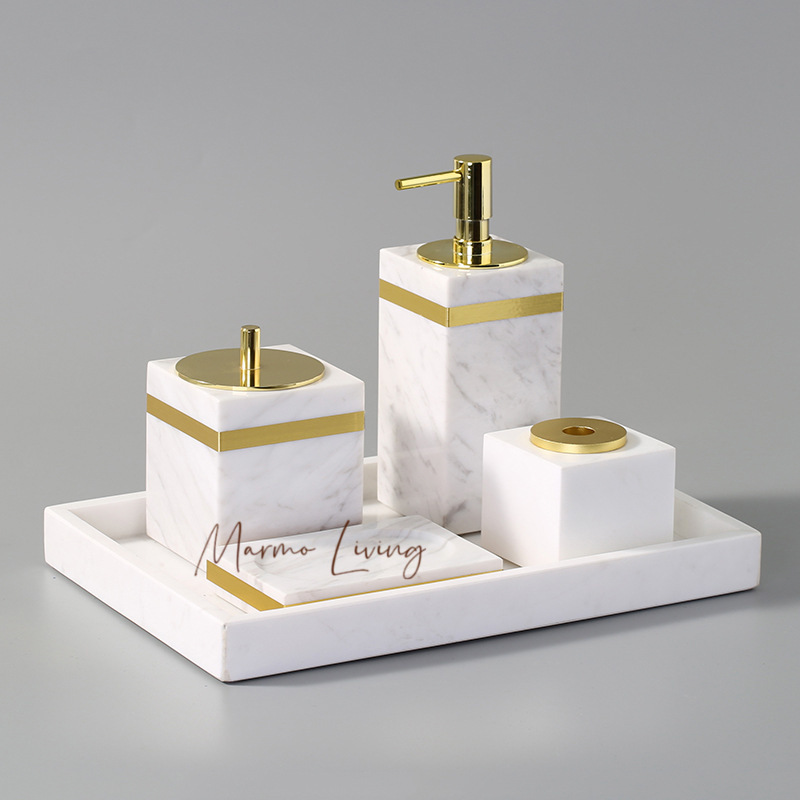 Volakas White Natural Marble B - Zara Home Bathroom Set recension och pris
