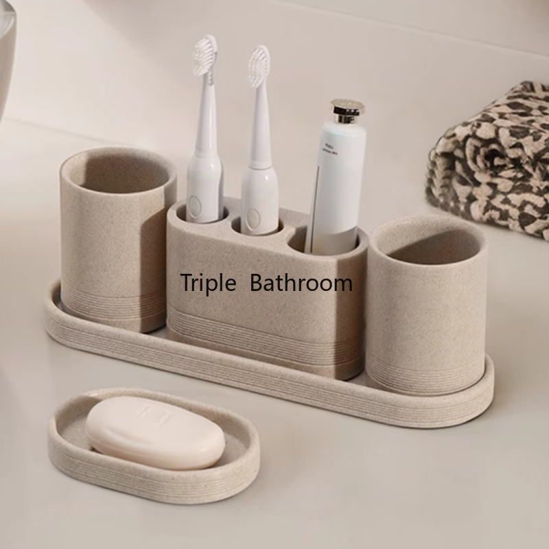 1pc Sandstone Bathroom Toiletr - Zara Home Bathroom Set recension och pris