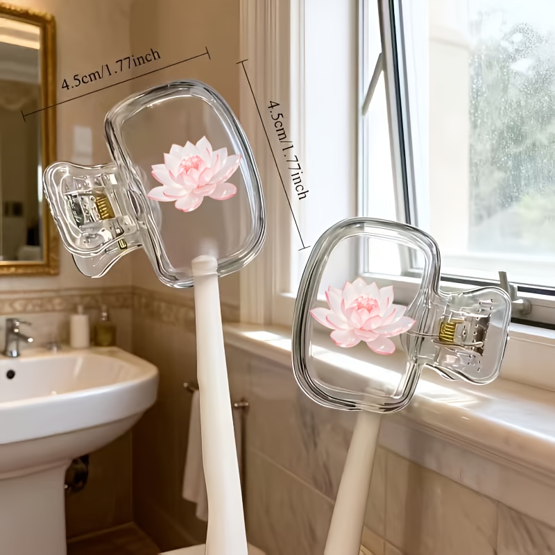 Beautiful Lotus 2pcs Toothbrus - Toothbrush Holder Set recension och pris
