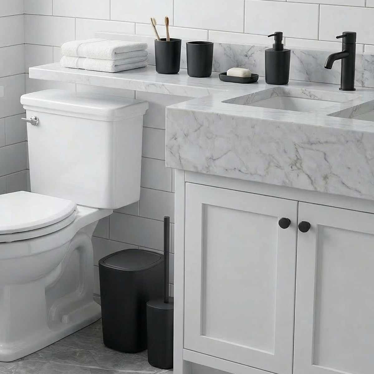 6pcs Bathroom Accessories Set, - Zara Home Bathroom Set recension och pris