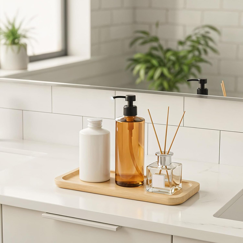 Bamboo Bathroom Accessories Se - Zara Home Bathroom Set recension och pris