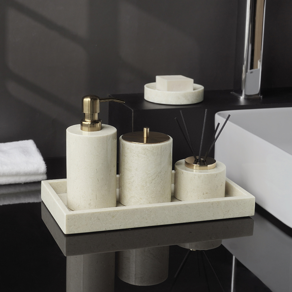 Crema Nuova Natural Marble Bat - Zara Home Bathroom Set recension och pris