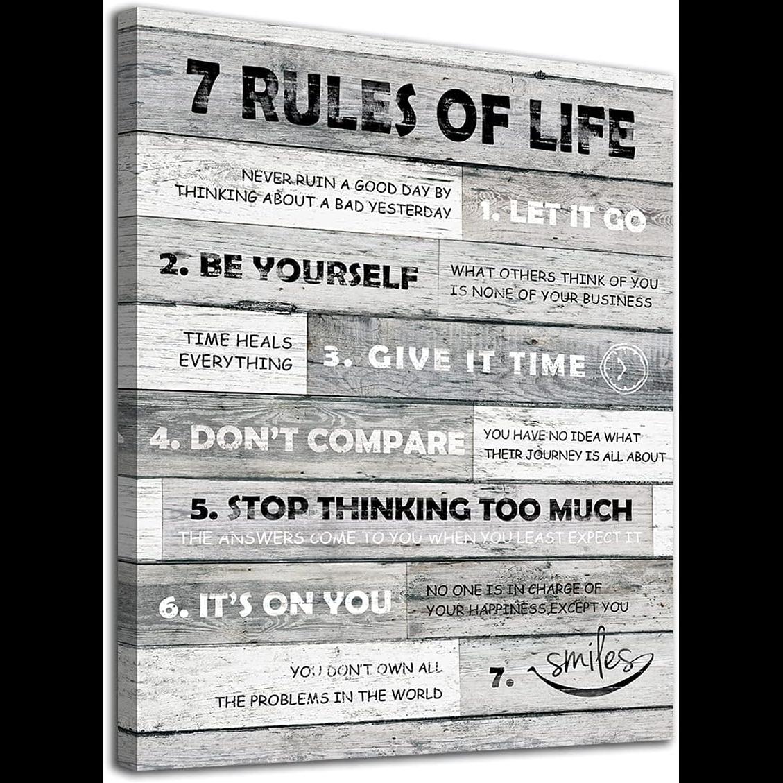 Inspirational Wall Art   Rules - Home Bathroom Rules recension och pris