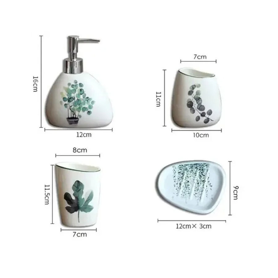 White Ceramic Bathroom Accesso - Zara Home Bathroom Set recension och pris