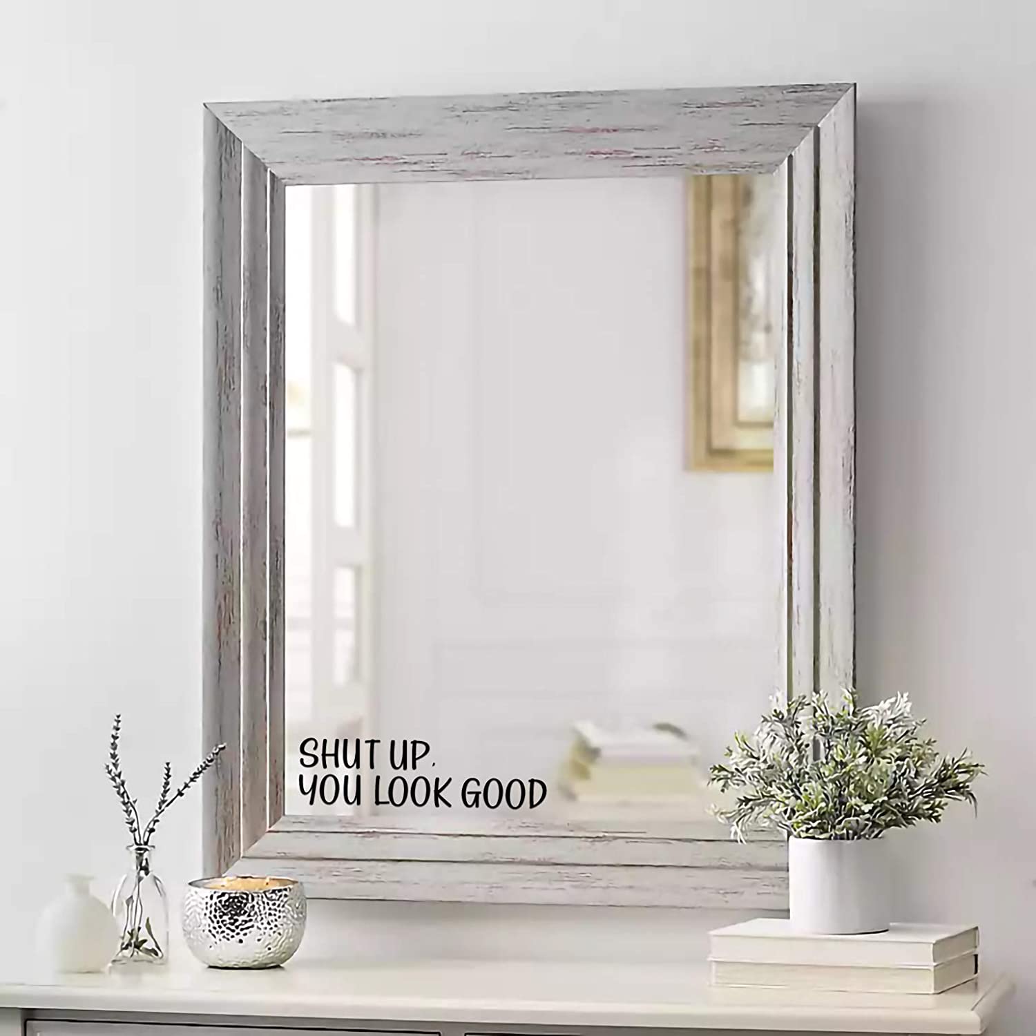 You Look Good Quote Mirror Dec - Home Goods Bathroom Mirrors recension och pris