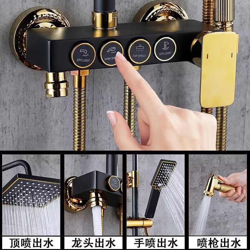 Black Gold Stainless Steel Sho - Home Bathroom Faucets recension och pris