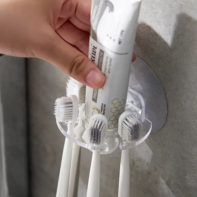 1/3pcs Self-adhesive Wall Moun - Toothbrush Holder Set recension och pris
