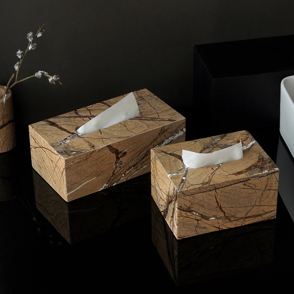 Rainforest Brown Natural Marbl - Zara Home Bathroom Set recension och pris