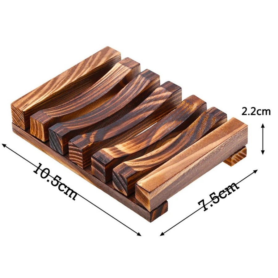 Natural Bamboo Soap Holder, Wo - Home Essentials Bathroom Storage recension och pris
