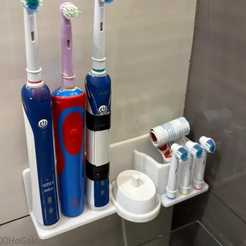 3D Printed Wall Mount Toothbru - Toothbrush Holder Set recension och pris