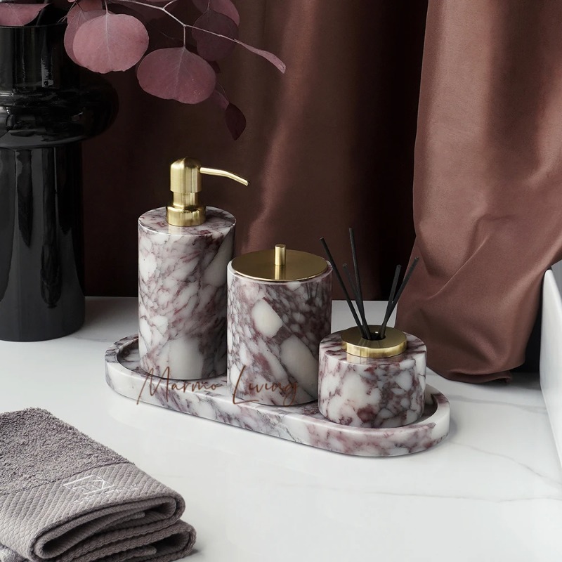 Calacatta Viola Violet Natural - Zara Home Bathroom Set recension och pris