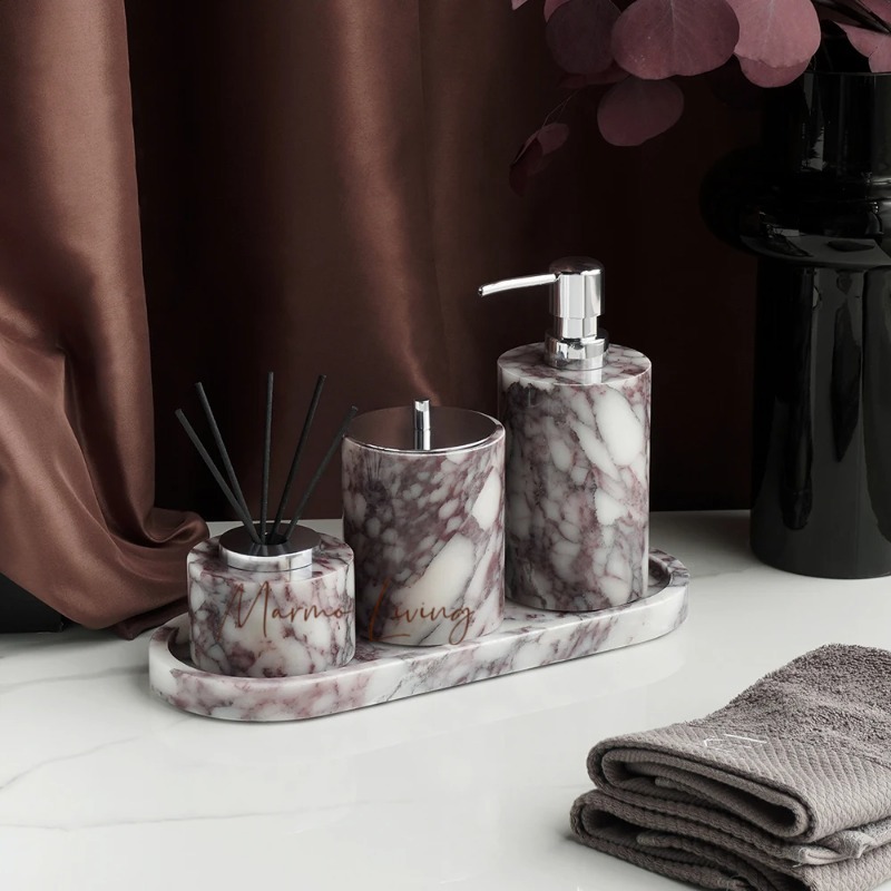 Calacatta Viola Violet Natural - Zara Home Bathroom Set recension och pris