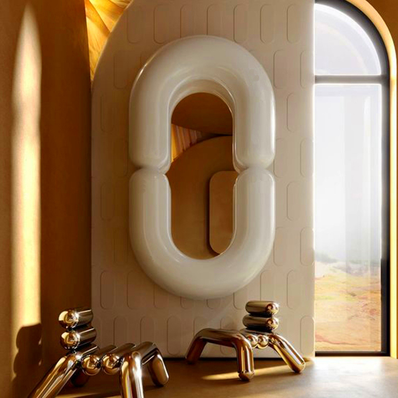 Hanging Funky Memphis Espelho  - Home Goods Bathroom Mirrors recension och pris