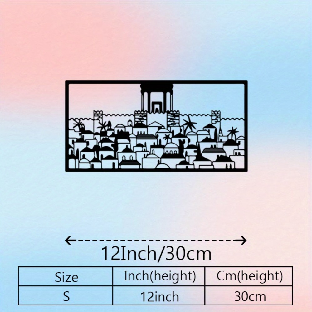 CIFBUY Metal Wall Art Jerusale - Home & Bathroom Building Products Pte Ltd Reviews recension och pris