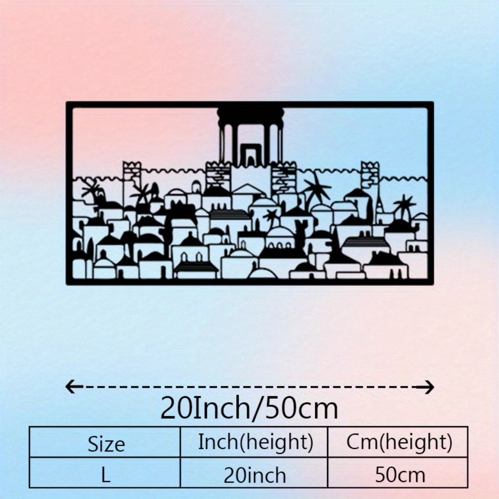 CIFBUY Metal Wall Art Jerusale - Home & Bathroom Building Products Pte Ltd Reviews recension och pris